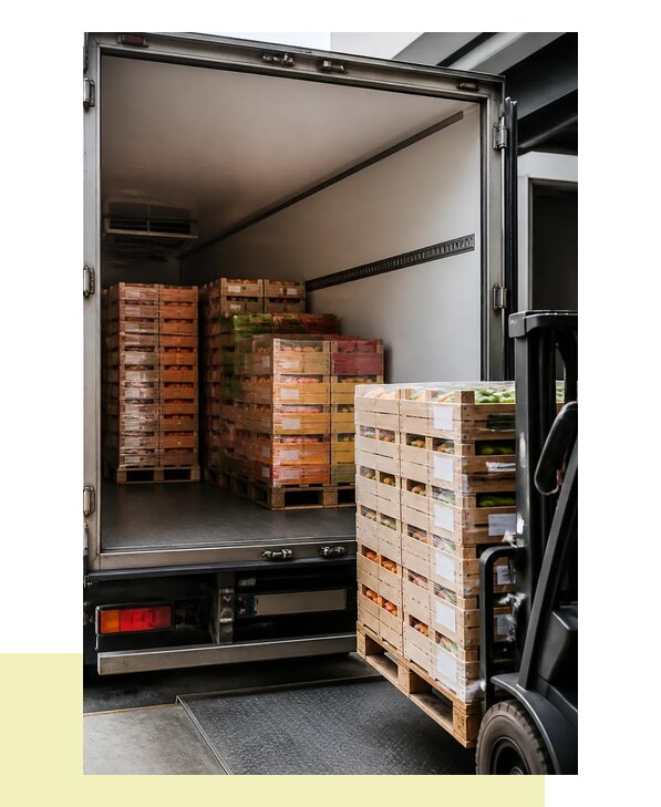 Перевозка сельхозпродукции на паллетах с доставкой в Алексин